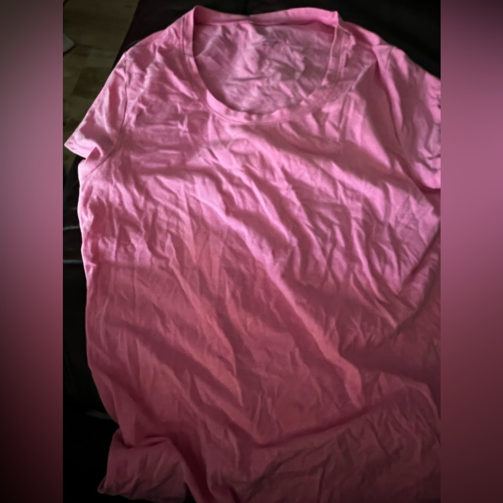 Pink medium shirt barley used, mainly in storage